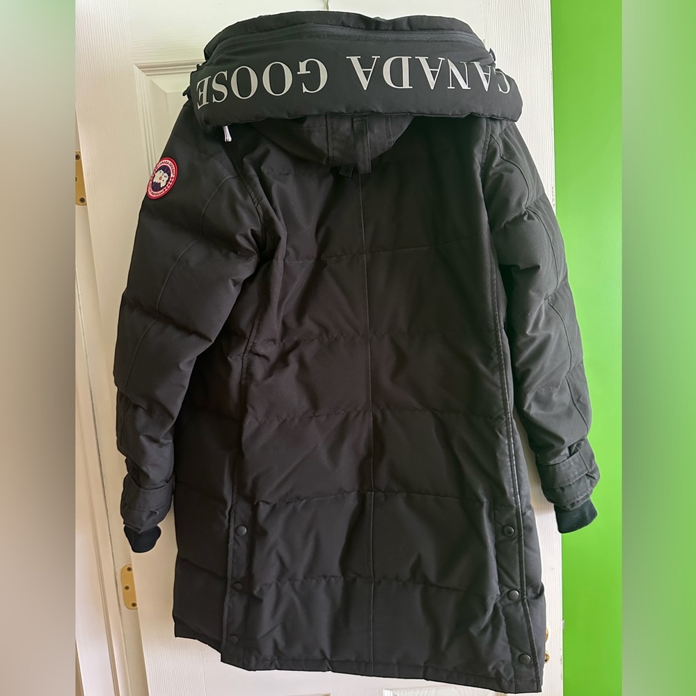 Canada Goose Shelburne Parka Heritage Black Women’s XL + Extra Trim